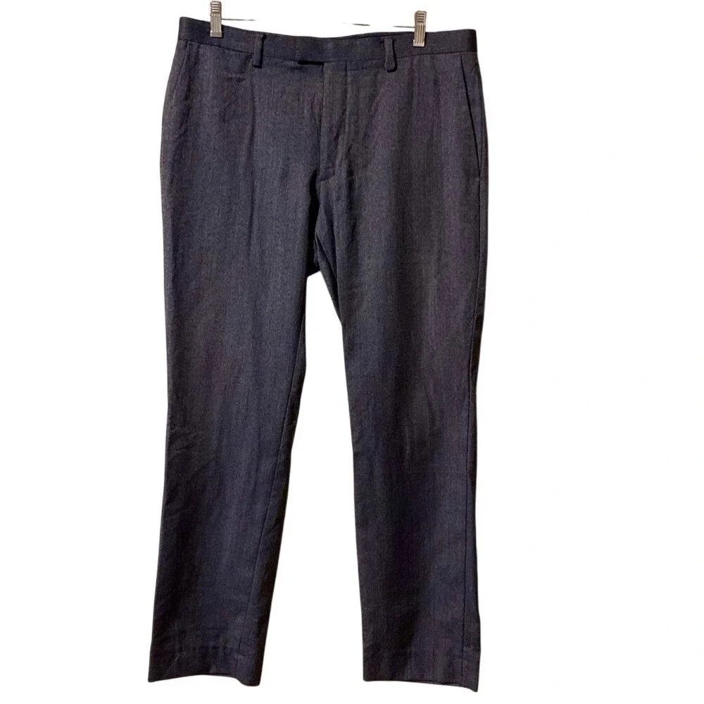 Banana Republic Men's Blue Modern Slim Fit Dress Pants